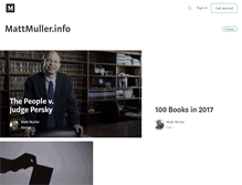 Tablet Screenshot of mattmuller.info